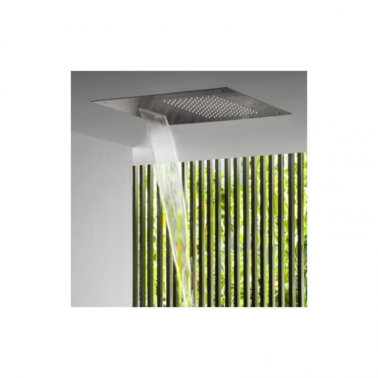 Τετράγωνη Κεφαλή Ντουζ 50x50cm Almar Square Temptation XL E044109-100 Χρωμέ 